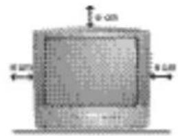 PHILIPS 28PT4504 - Installation des Fernsehgerätes - 1