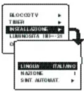 PHILIPS 28PT4504 - Altre regolazioni del menu INSTALLAZIONE - 1