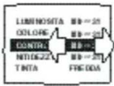 PHILIPS 28PT4504 - Per regolare un menu: - 5