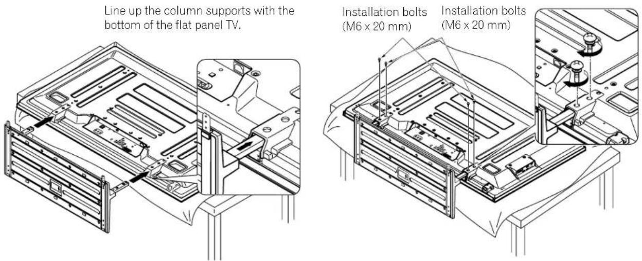 PIONEER PDP6020FD - Attach the Stand to the Panel - 3