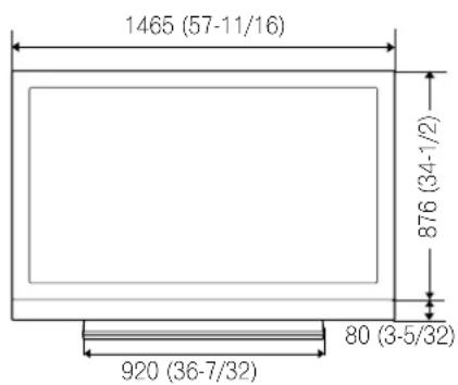 PIONEER PDP6020FD - Dimensiones - 2
