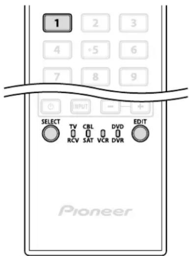 PIONEER PDP6020FD - Assign a Manufacturing Code to the Remote Control - 1