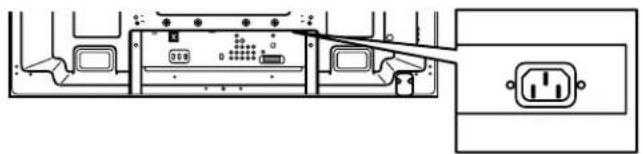 PIONEER PDP6020FD - Connect the Power Cord to the Panel - 1