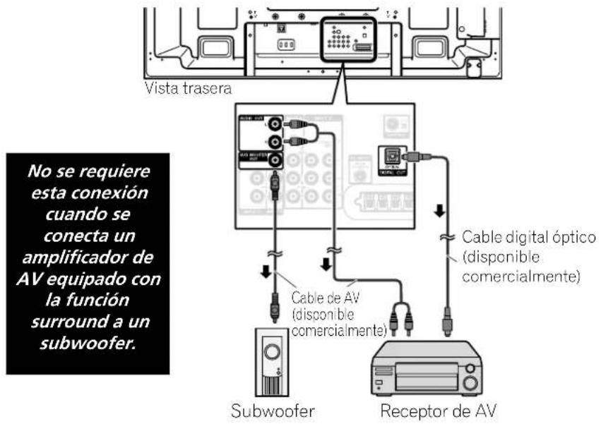 PIONEER PDP6020FD - Adición de otros equipos de audio - 1