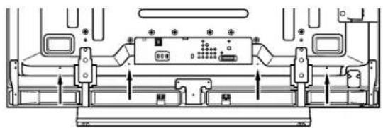 PIONEER PDP6020FD - Pour acheminer et attacher ensemble le cordon d'alimentation et les câbles - 3