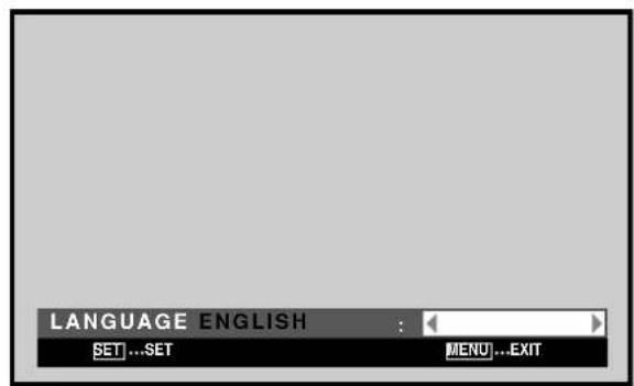 PIONEER PDP50MXE20 - Réglage de la langue d'affichage sur écran (Signal video) - 5