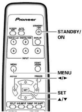 PIONEER PDP50MXE20 - 附註 - 1