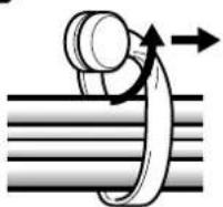 PIONEER PDP50MXE20 - Entfern der Schnellverschluss-Kabeländer - 1