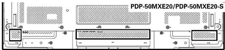 PIONEER PDP50MXE20 - Para colocar las abrazaderas rápidas en la pantalla - 2