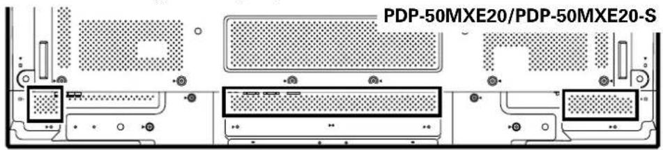 PIONEER PDP50MXE20 - Montaggio dei fermacavi ad uso rapido al pannello a plasma - 2