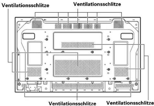 PIONEER PDP50MXE20 - Reinigen der Ventilationsschlitze - 3