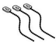 PIONEER PDP50MXE20 - Überprüfen des mitgelieferten Zubehörs - 5