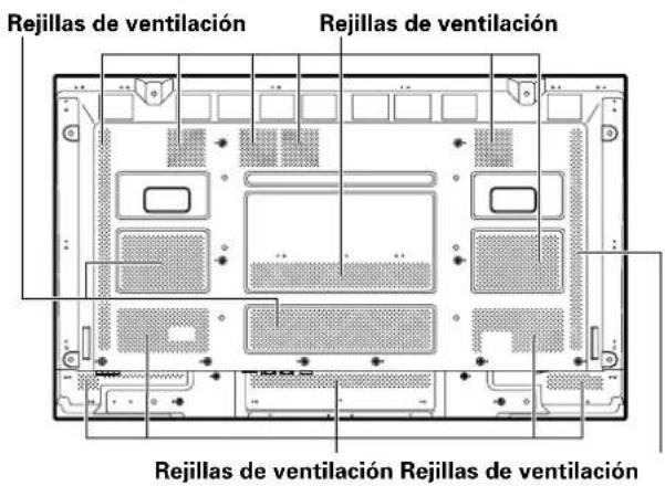 PIONEER PDP50MXE20 - Limpieza de las rejillas de ventilación - 2