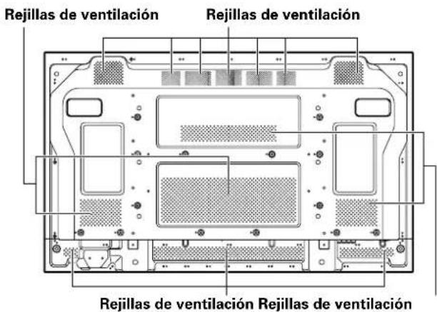 PIONEER PDP50MXE20 - Limpieza de las rejillas de ventilación - 3