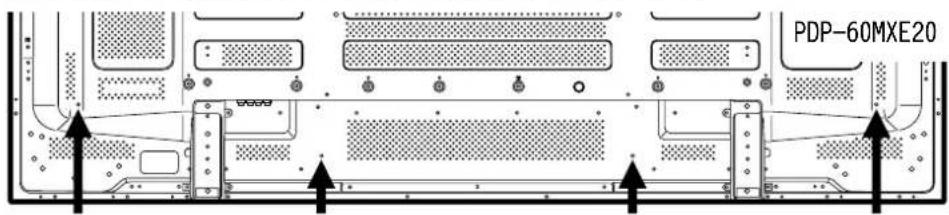 PIONEER PDP50MXE20 - 將快速夾接到主機上 - 1