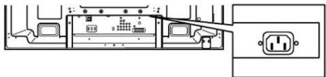 PIONEER PDP5020FD - Connect the Power Cord to the Panel - 1