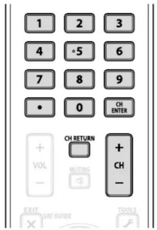 PIONEER PDP5020FD - Change the Channel/Sub-Channel - 1