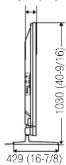 PIONEER PDP5020FD - Dimensiones - 1