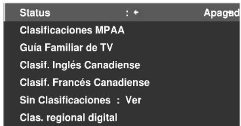 PIONEER PDP5020FD - Activación del Control familiar - 1