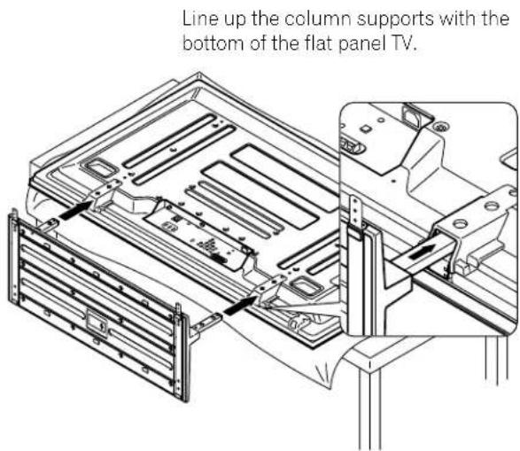 PIONEER PDP5020FD - Attach the Stand to the Panel - 3
