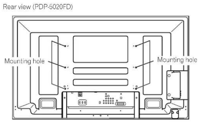PIONEER PDP5020FD - Choose a Location and the Mounting Method - 2