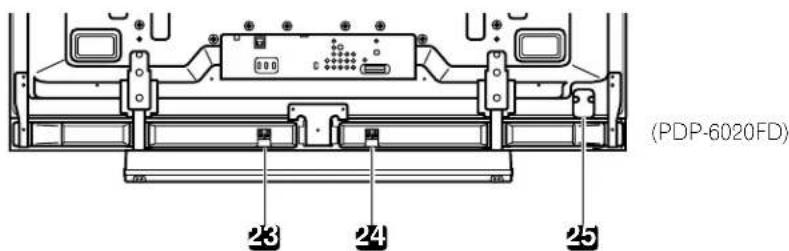 PIONEER PDP5020FD - Parte trasera de la pantalla - 3