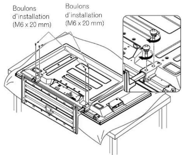 PIONEER PDP5020FD - Fixation du support au téléviseur - 4