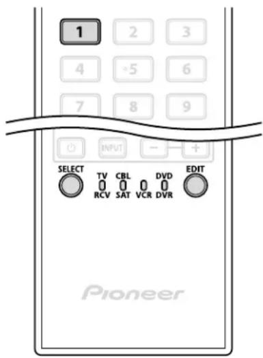 PIONEER PDP5020FD - Assign a Manufacturing Code to the Remote Control - 1