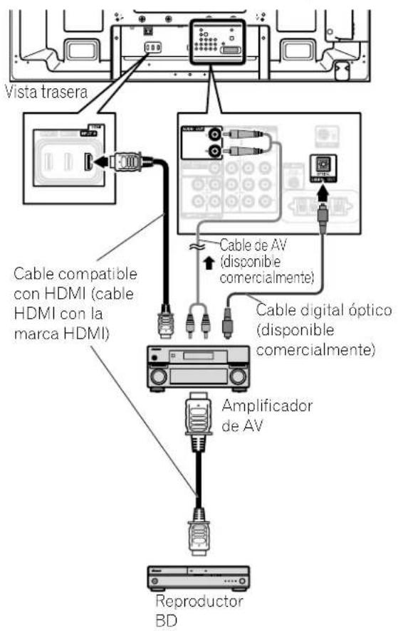 PIONEER PDP5020FD - Adicción de un amplificador de AV o de un reproductor BD - 1