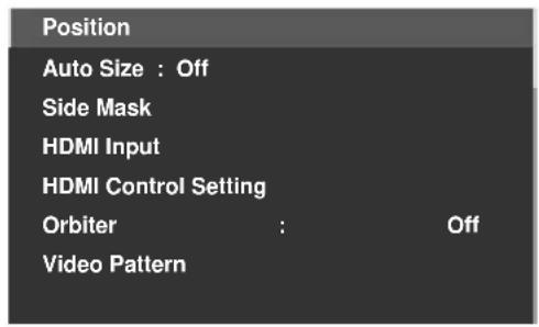 PIONEER PDP5020FD - Picture Image Position - 1