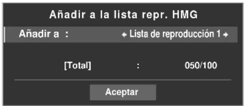 PIONEER PDP5020FD - Añadir a la lista repr. HMG - 1