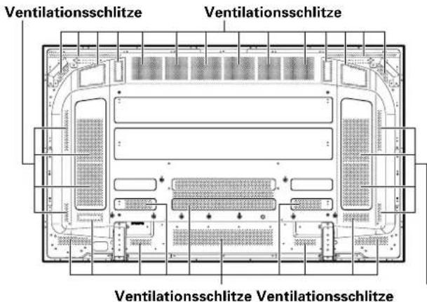 PIONEER PDP42MXE20 - Reinigen der Ventilationsschlitze - 1