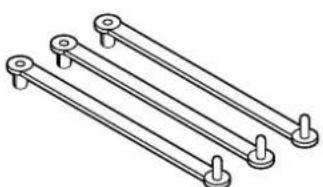 PIONEER PDP60MXE20 - Überprüfen des mitgelieferten Zubehörs - 4
