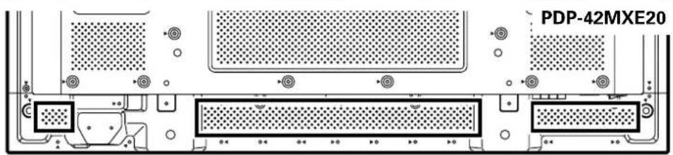PIONEER PDP60MXE20 - Montaggio dei fermacavi ad uso rapido al pannello a plasma - 3