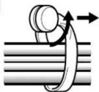 PIONEER PDP60MXE20 - Verwijderen van de snugklemmen - 1