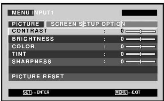 PIONEER PDP60MXE20 - Einstellen der Sprache der eingeblendenten Menüs (Videosignal) - 3
