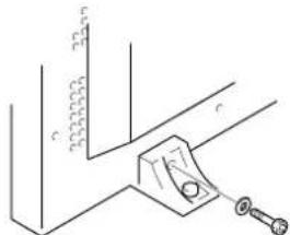 PIONEER PDP60MXE20 - Fix this unit using the supplied washers and hex hole bolts. - 1