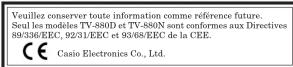 CASIO TR880 - OPTIONS - 1
