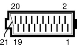 GRUNDIG ST 55 800 TEXT - Obsazení kontaktů zdířky EURO-AV - 1