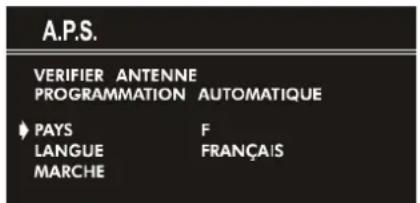 JVC AV14BM8S - Paramètres initiaux - 1