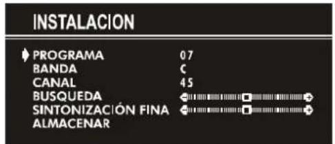 JVC AV14BM8S - Para programar un canal en un número de programa de la TV manualmente: - 1