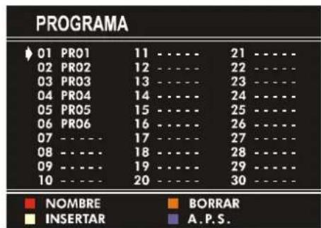 JVC AV14BM8S - MenuPrograma - 1