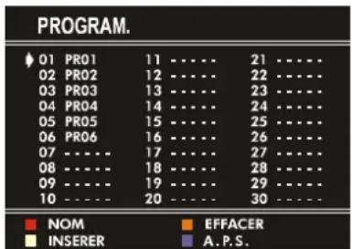JVC AV14BM8S - Menu program. (programmation) - 1