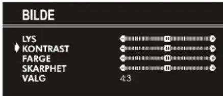 JVC AV14BM8S - Innstilling Kontrast: - 1