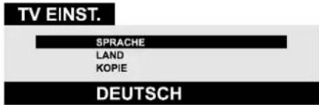 JVC AV28BT70EP - Das Menü "TV Einst." (Einstellungen) - 1