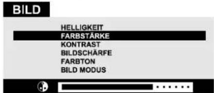 JVC AV28BT70EP - Farbstärke einstellen - 1