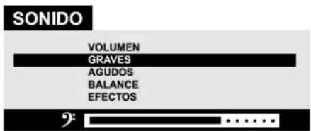 JVC AV28BT70EP - Configuración del Nivel de Graves - 1