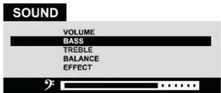 JVC AV28BT70EP - Setting Bass Level: - 1