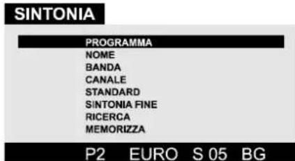 JVC AV28BT70EP - Menu sintonia - 1