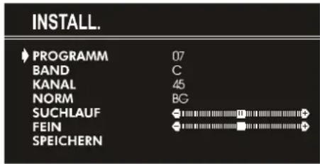JVC AV21KT1S - So programmieren Sie einen Sender manuell auf einem Programmplatz: - 1